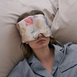 Шелковая широкая маска для сна Забава