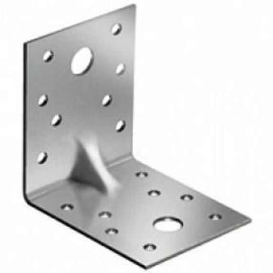 Крепежный уголок 105x105x65х2,5 мм УСИЛЕННЫЙ KUU Сибртех
