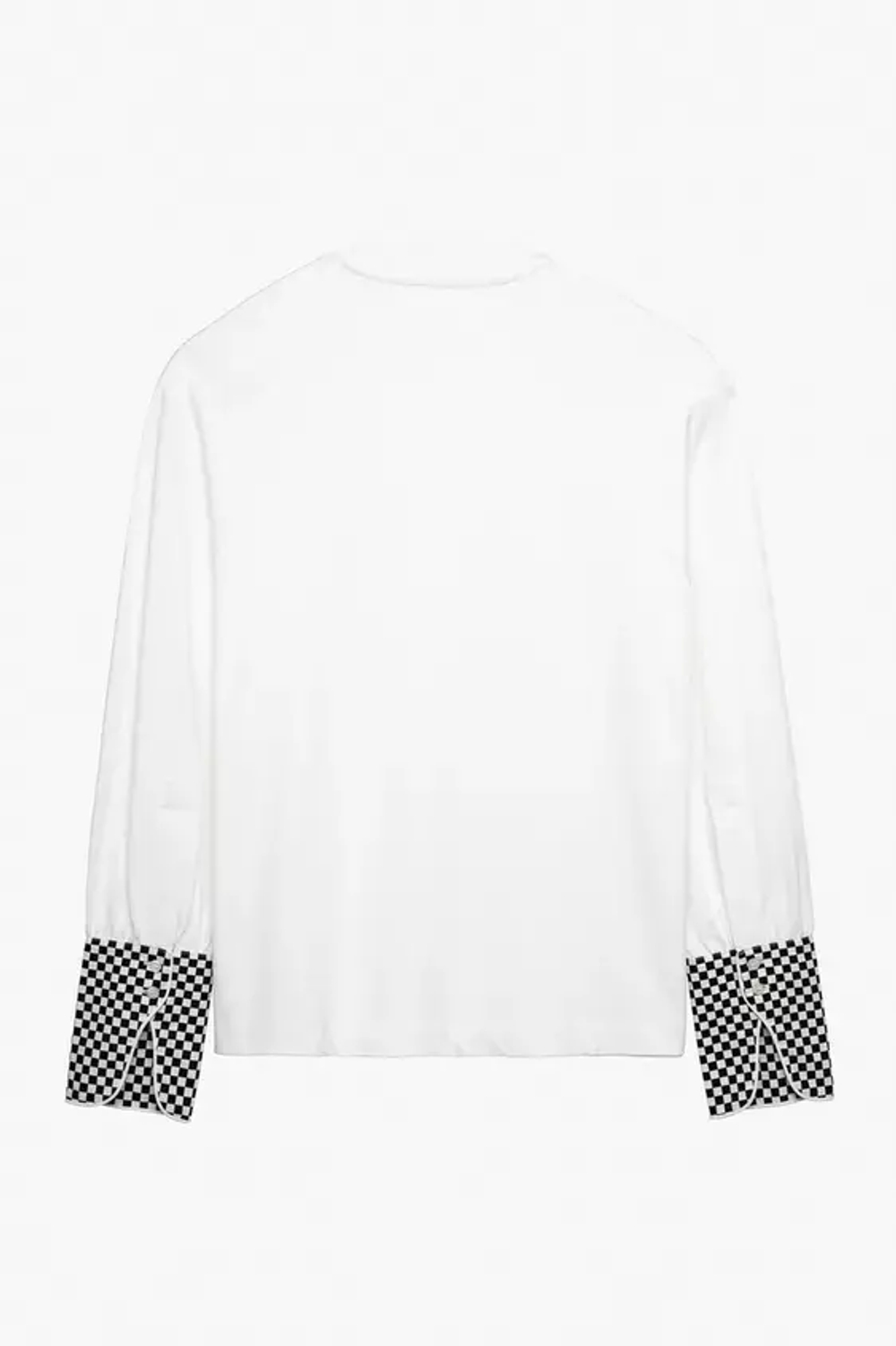 ZARA X STEFANO PILATI КОНТРАСТНАЯ ФУТБОЛКА, БЕЛЫЙ