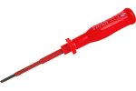 Отвертка изолированная 1000 В, CrV сталь, пластиковая ручка 3х75 мм SL FIT 55801