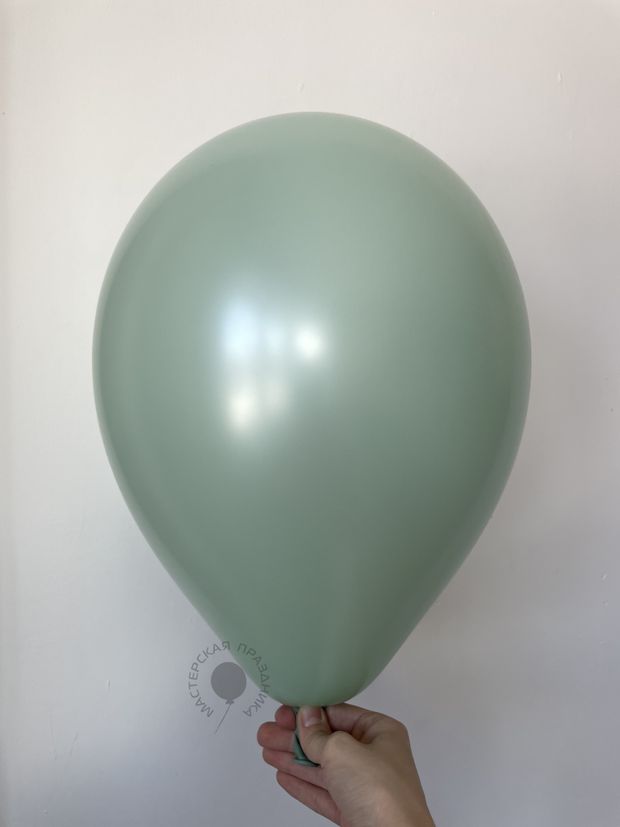 S Шар (12''/30 см), Зеленый чай (126), пастель ретро (БГ-17)