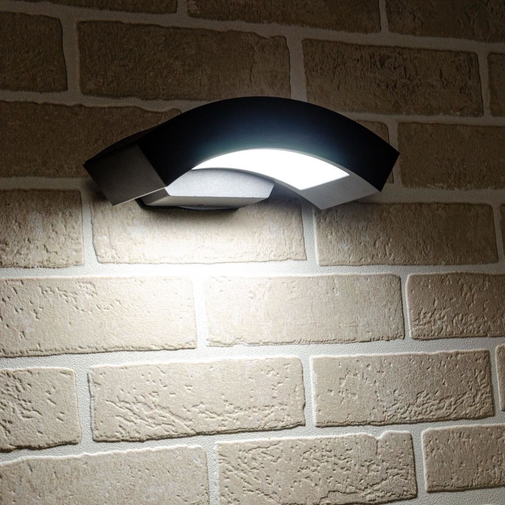 ULU-S72A-14W-4000K IP65 BLACK Светильник светодиодный уличный. Архитектурный накладной. Белый свет 4000K. Корпус черный. TM Uniel