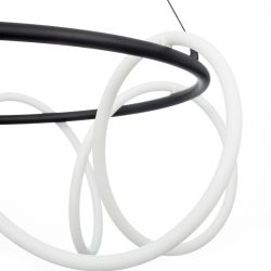 Citilux PYTHON CL220281 Люстра подвесная с пультом Чёрная