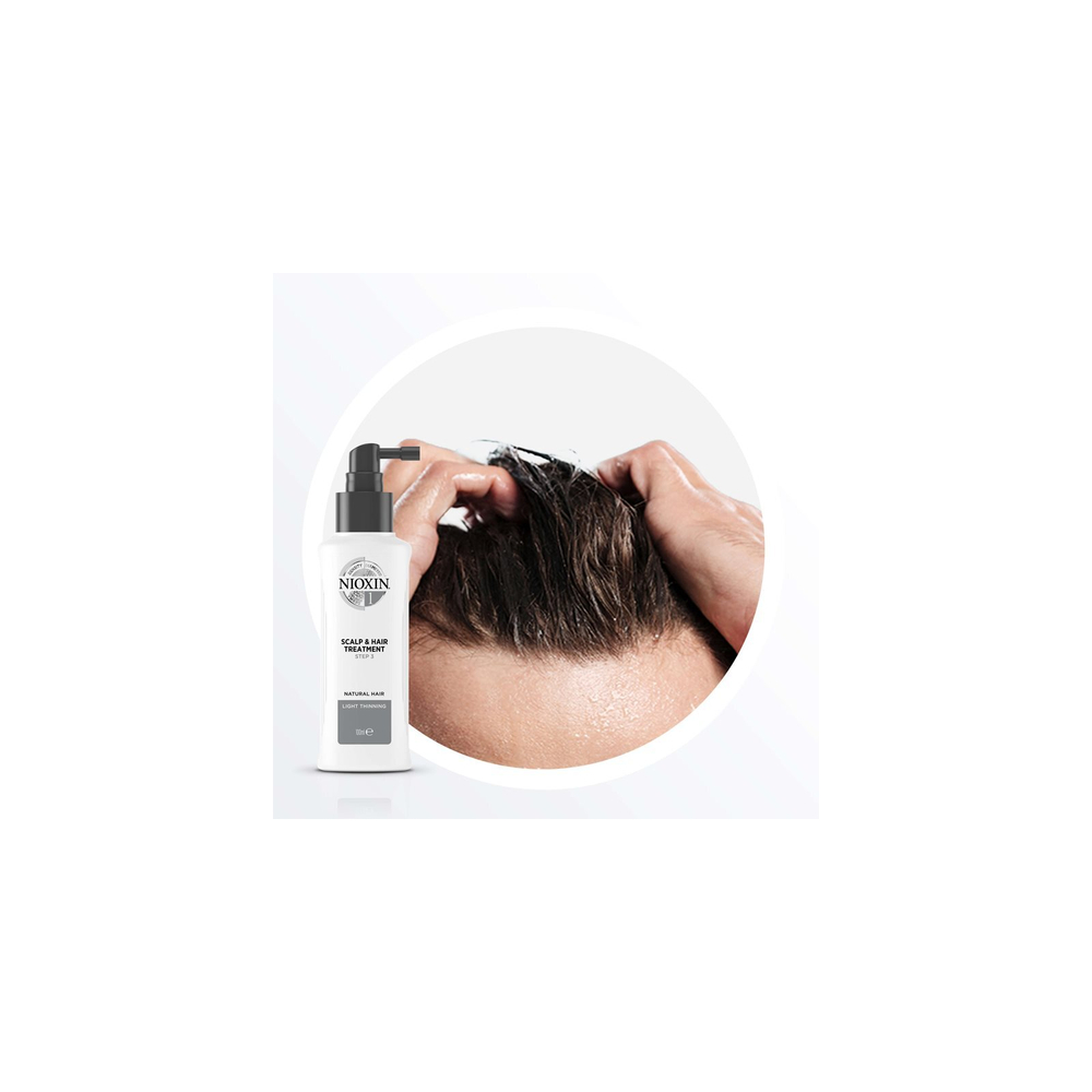 Nioxin System 1 Scalp And Hair Treatment - несмываемый уход за слабыми и выпадающими волосами /   100  ml  / GTIN 8005610499048