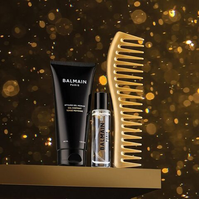 Balmain Hair Couture Лимитированный набор Limited Edition Homme Styling Set (расческа, гель, парфюм)