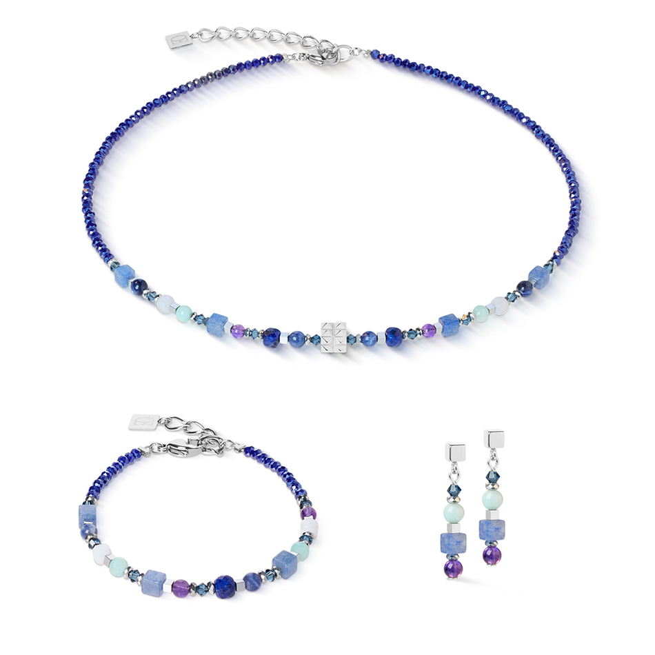 Колье Coeur de Lion Blue 4347/10-0700