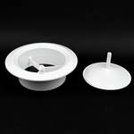 Анемостат вентиляционный 200 мм универсальный из ABS пластика