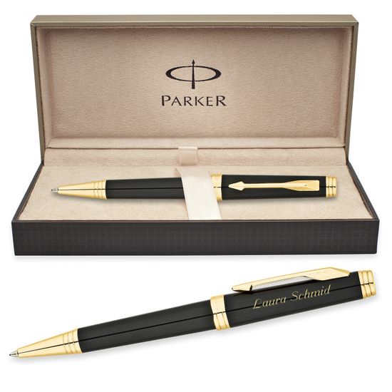 Шариковая ручка Parker Premier Lacque K560, цвет: Black GT, S0887840