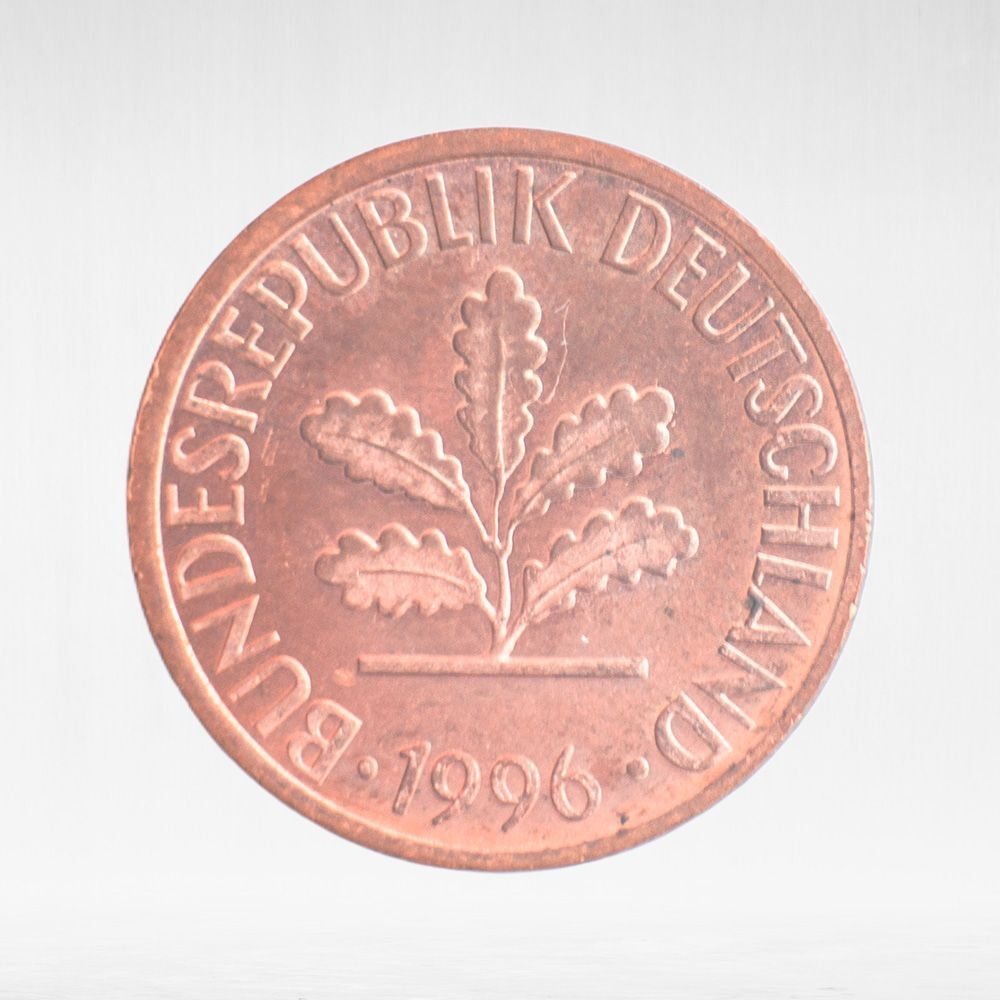 Germany, 1 Pfennig, 1996, (Munich Mint - "D"), VF