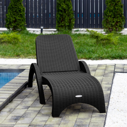 Шезлонг RATTAN Цвет: Антрацит