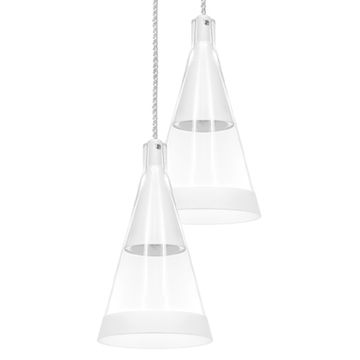 Подвесной светильник 757066 белый матовый Cone Lightstar