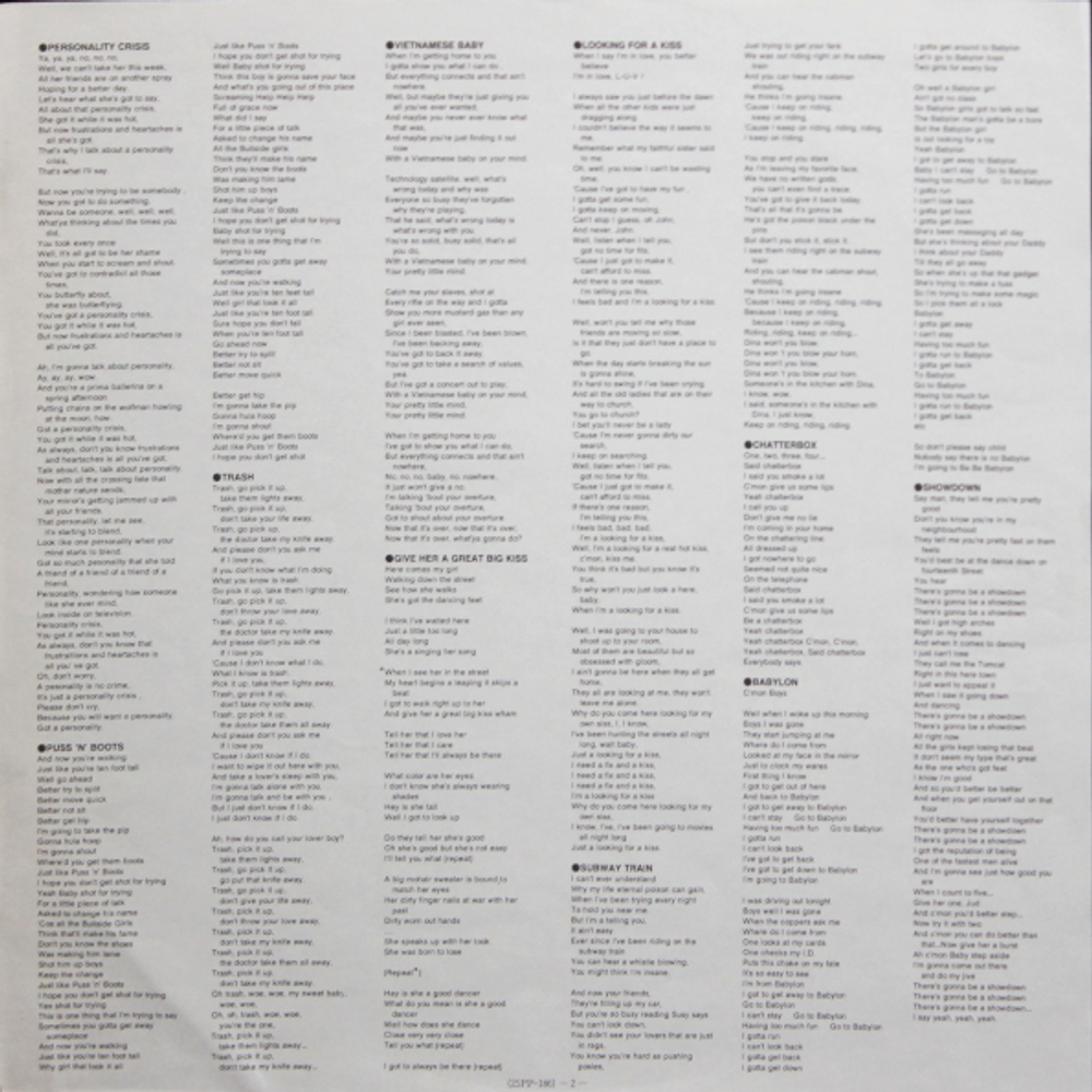 New York Dolls / Night Of The Living Dolls (LP)