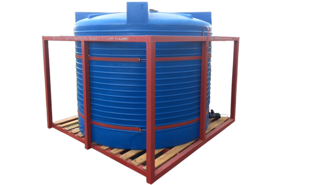 Кассета транспортная с пластиковой емкостью STERH 1х6000T 6000 л.(213x213x185см;синий) - арт.555108