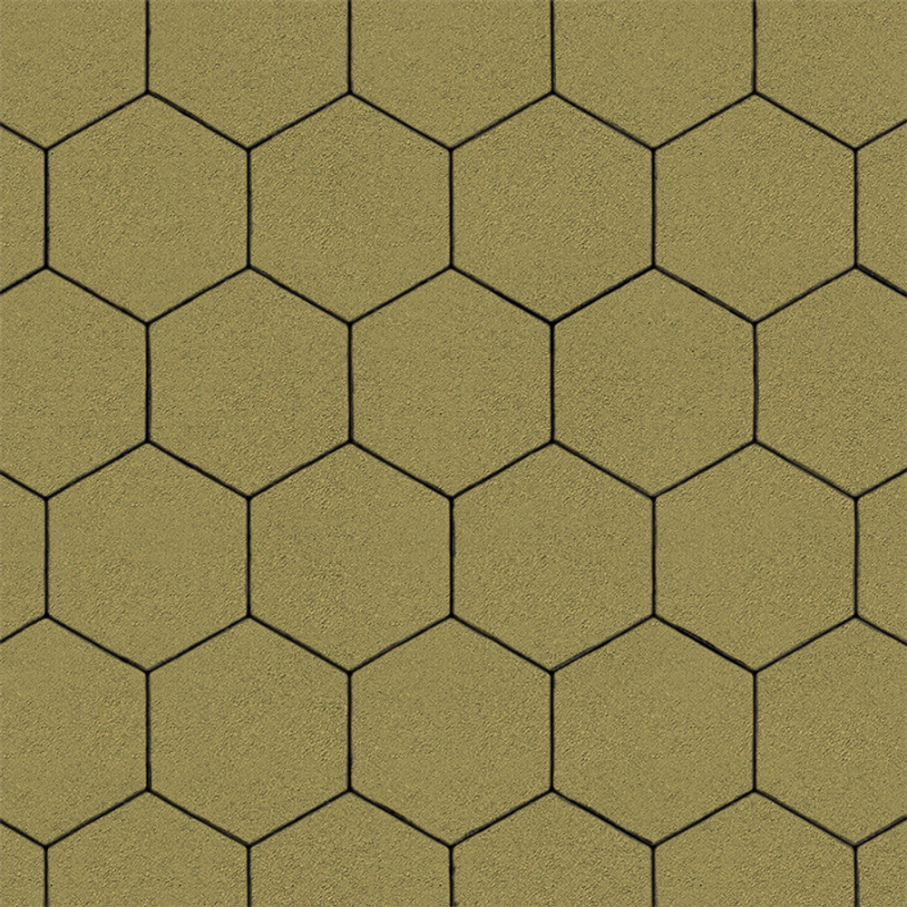 Тротуарная плитка СОТЫ - Стандарт Желтый