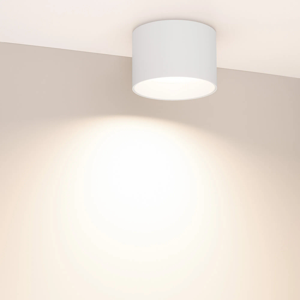 Светильник SP-BISCOTTO-R120-12W Warm3300-MIX (WH, 80 deg, 230V) (Arlight, IP54 Металл, 5 лет) 054913