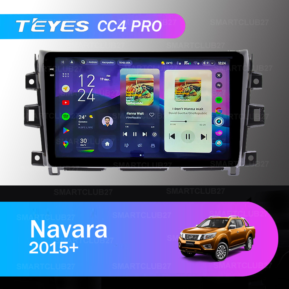 Teyes CC4 Pro 10,2" для Nissan Navara 2015+