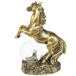 GAEM Фигурка декор в стекл шаре "Лошадь", L10 W5 H14 см, 2в.