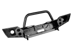 Бампер силовой передний Jeep Wrangler JK 2007-2018 с доп. фарами и центральной защитной дугой РИФ