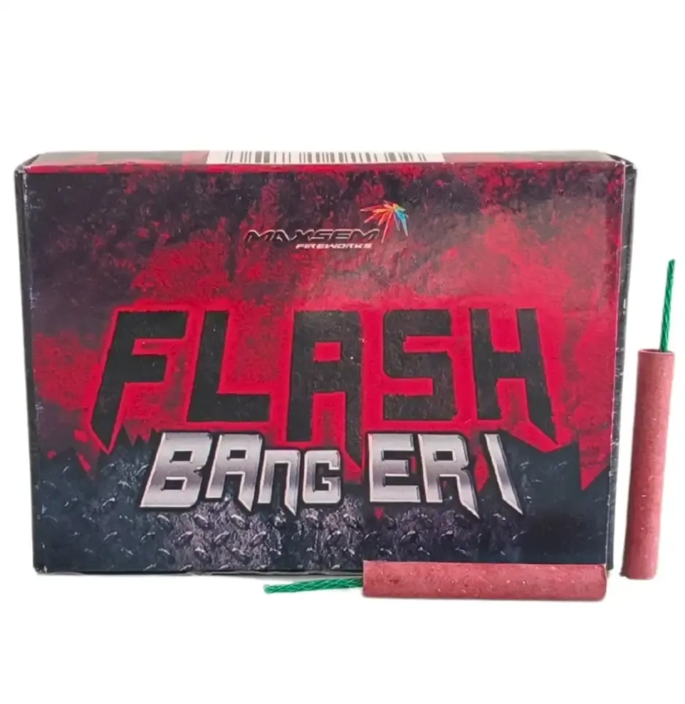 K0201H : Фитильные петарды «сороковки» Flash Banger от Maxsem — мощный эффект, 40 штук в пачке