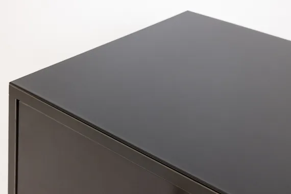 Тумба прикроватная серая