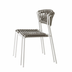 Стул плетеный Scab Design Lisa Filo, тортора, оранжевый