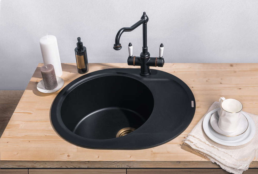 Мойка Omoikiri Manmaru 62-BL Artgranit | Черный