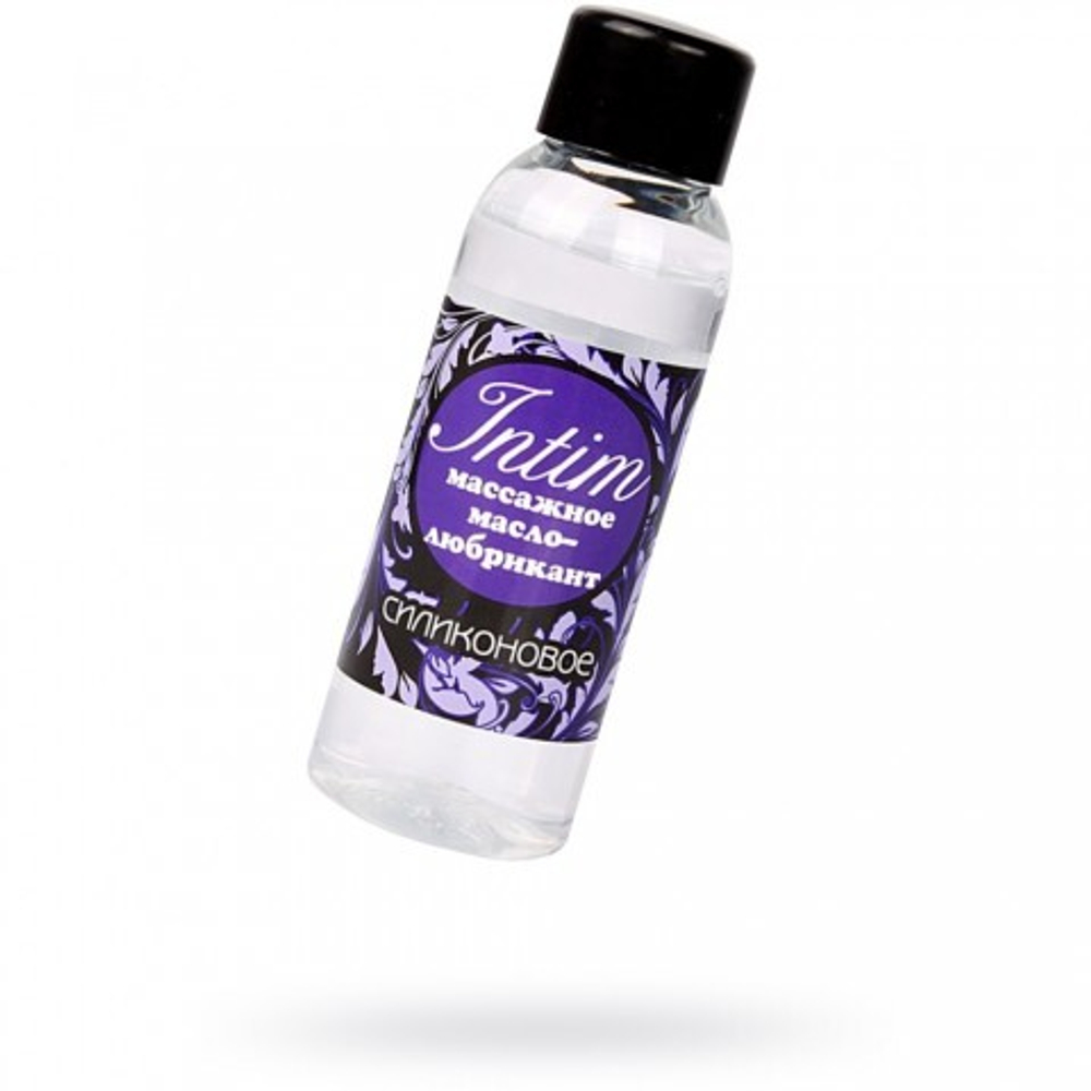 Масло-любрикант 2 в 1 Биоритм INTIM, массажное силиконовое, 50 мл