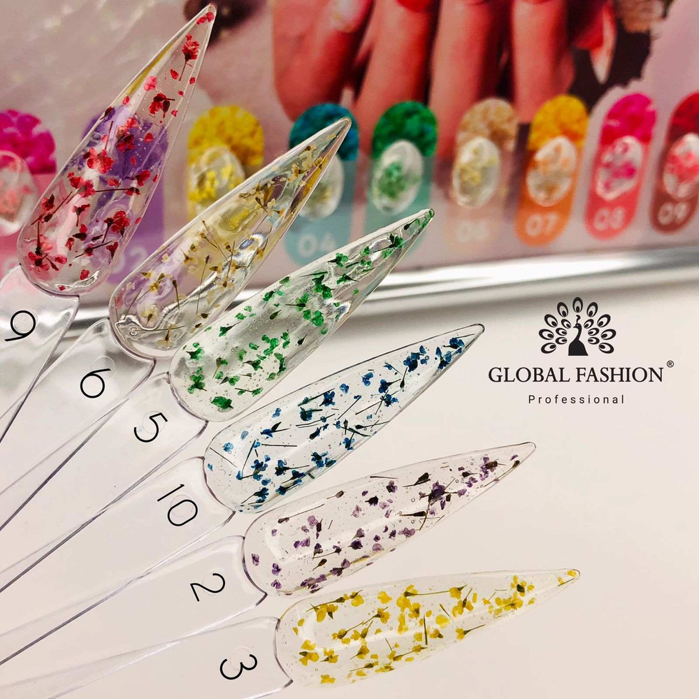 Гель с сухоцветами 5 гр, Flower Gel 05