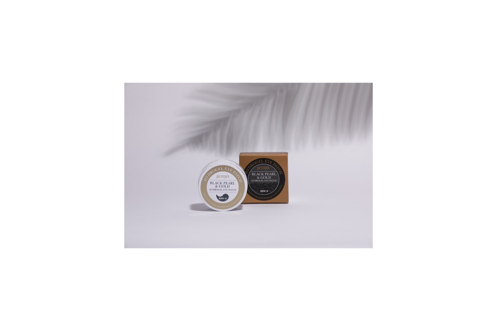 Petitfee Black Pearl & Gold - гидрогелевая маска вокруг глаз /  60 szt.   / GTIN 8809239801820
