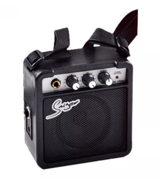 Гитарный комбоусилитель, портативный, 5Вт Smiger TG-5-BK