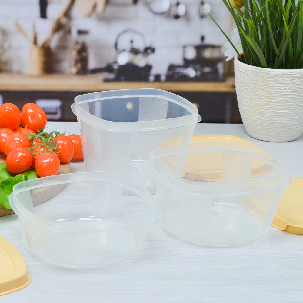 Набор контейнеров №2 3шт (600г, 800г, 1000г)