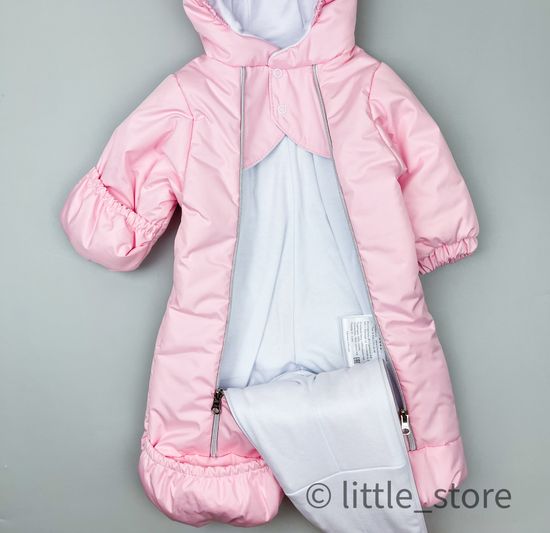 Комбинезон демисезонный "Леон" розовый