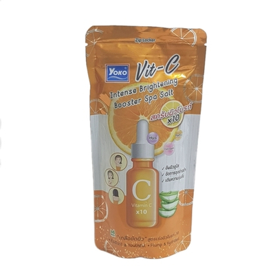 Скраб для тела солевой с Витамином C YOKO Vit-C Intense Brightening Booster Spa Salt, 300 гр.