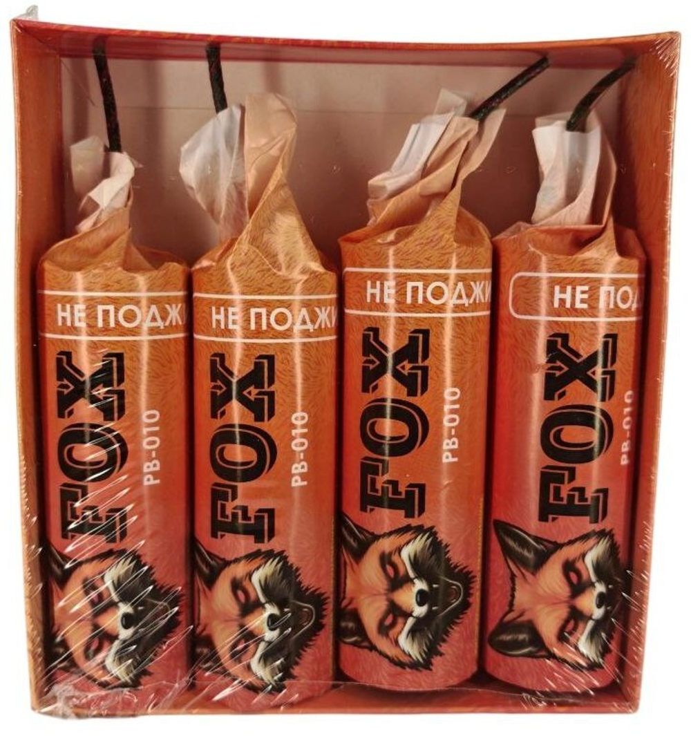 PB-010 Петарды "FOX" (7 грамм) (1 упаковка / 4 штуки)