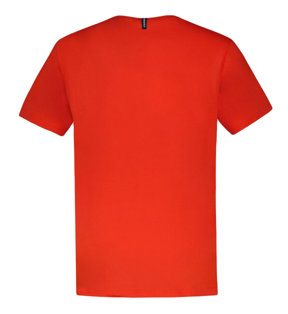 Теннисная футболка Le Coq Sportif ESS Tee Short Sleeve N°4 SS23 - tech red