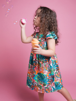 Платье с крылышками "Тропики"