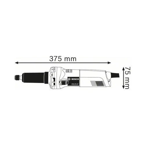 Прямая шлифовальная машина GGS 28 LCE BOSCH 0601221100