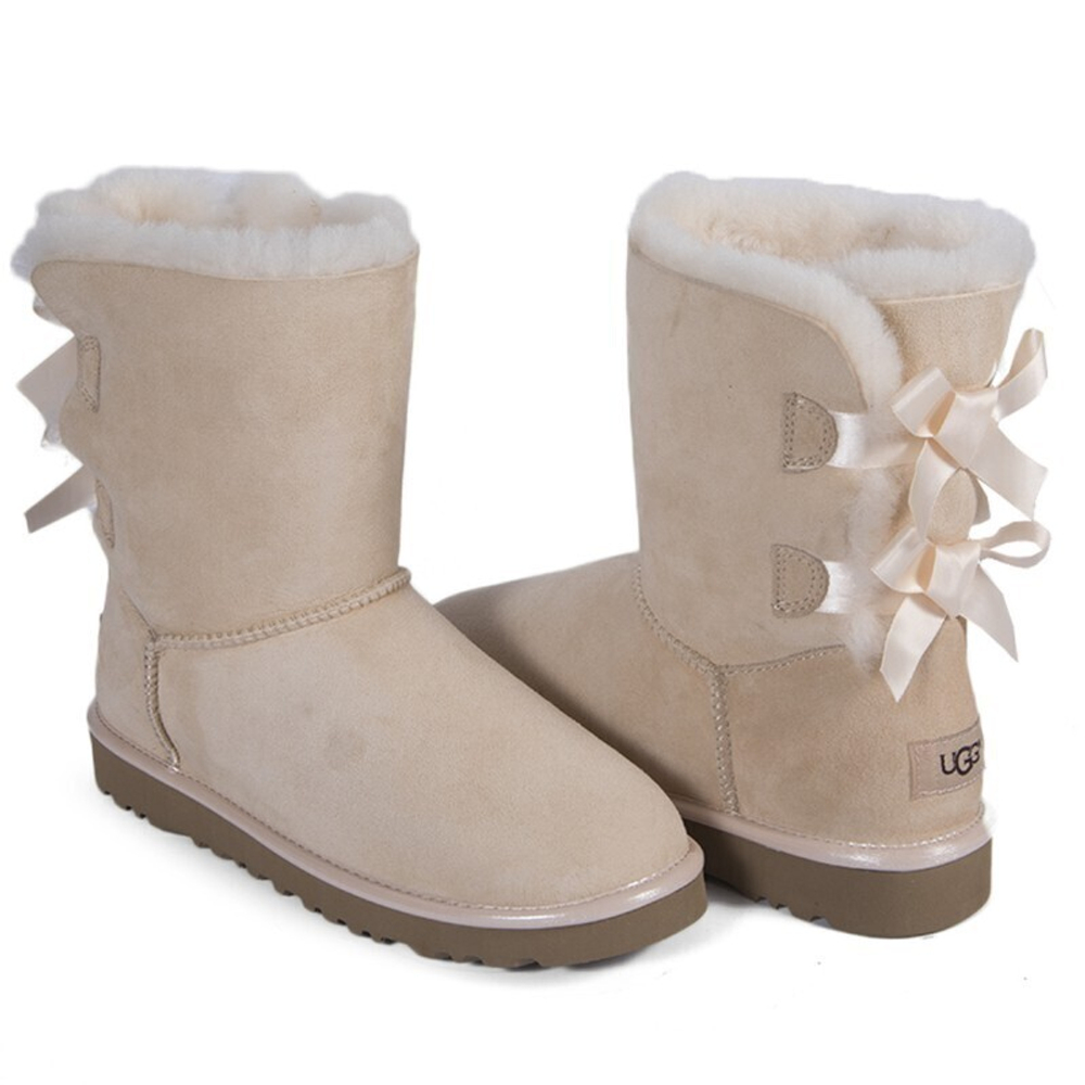 Угги Bailey Bow Metallic Slate II