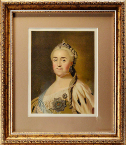 Эриксен Вигилиус. Портрет Екатерины II. Литография. СПБ. Издание литографа И. Кадушина. 19 в