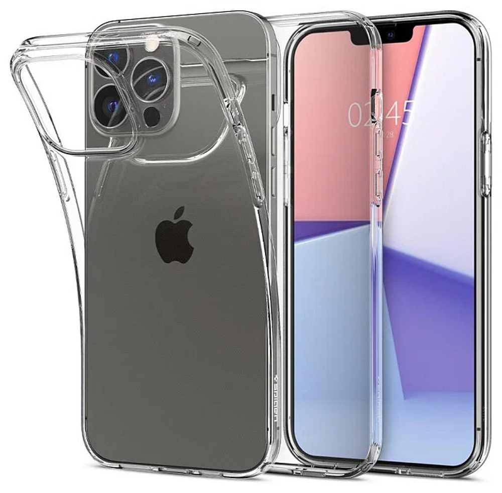 Накладка iPhone 13 Pro Max силикон Coblue прозрачный