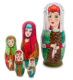 Народные промыслы МР-32/ 7 Матрешка 5м «Элайджа»