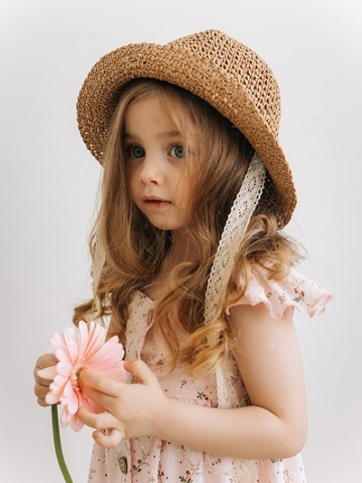 Шляпа плетеная, Коричневый