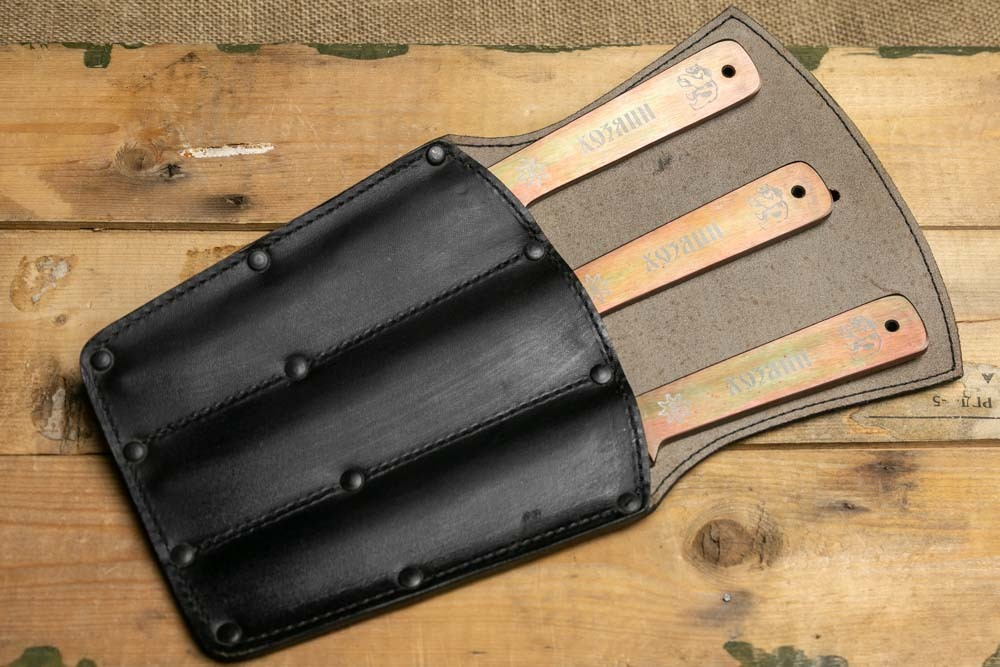 Метательный нож Хозяин 30ХГСА набор из 3 ножей