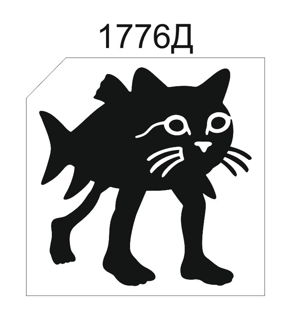 Трафарет для блеск-тату 6*6 1776Д