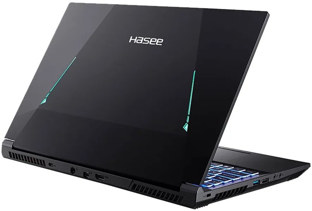 Ноутбук  Hasee Z7D6 FHD 15.6 ", Core i7, 16 Гб RAM, 512 Гб SSD, GeForce RTX 4050, Черный