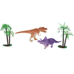 Набор игрушек "Динозавры" пластизоль, меняют цвет в воде. пакет с хэдером (Играем вместе)