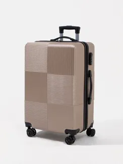 Чемодан маленький 24" кодовый замок, цвет золотой