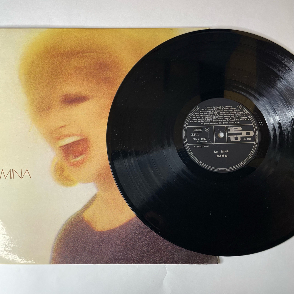 Винтажная виниловая пластинка LP Mina, La Mina (Италия 1975)
