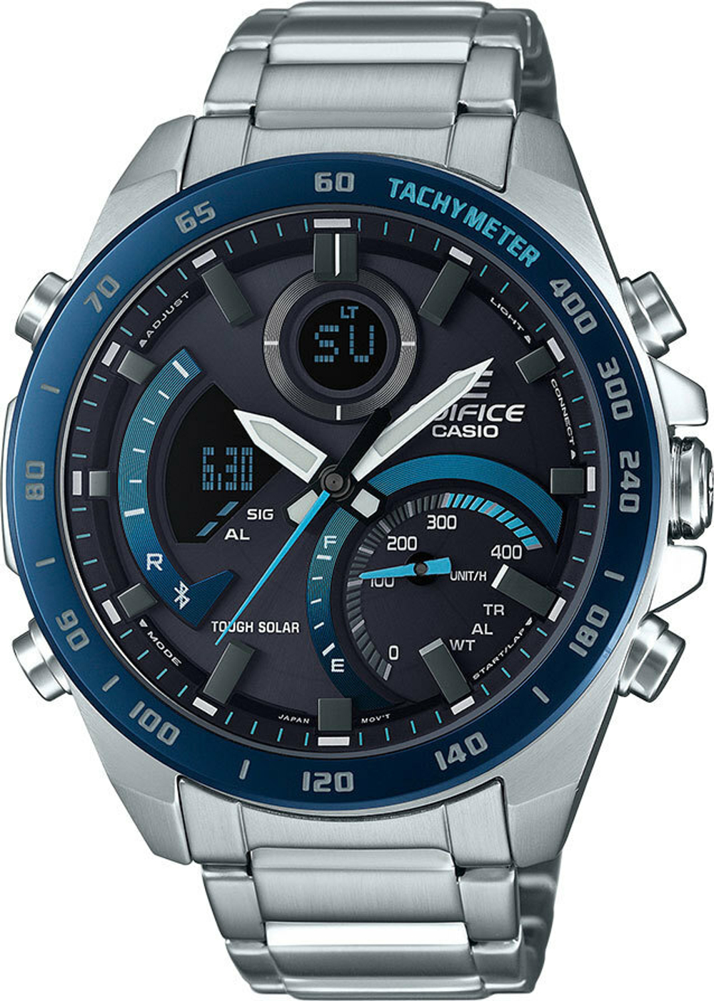Японские наручные часы Casio Edifice ECB-900DB-1BER с хронографом