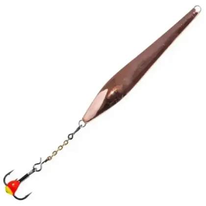 Блесна вертикальная зимняя Lucky John Double Blade (цепочка, тройник), 45мм